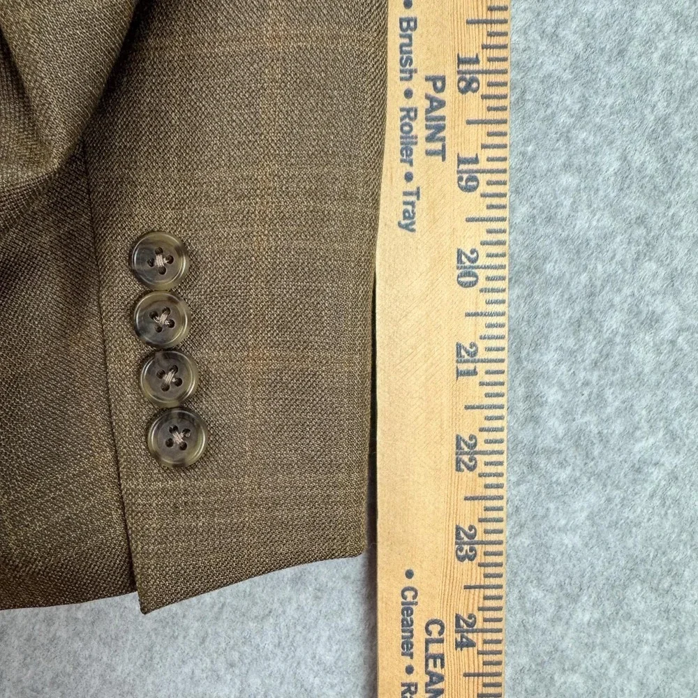Jos A Bank Signature Blazer Mens 42 Short Brown Wool Silk Gordon Sport Coat